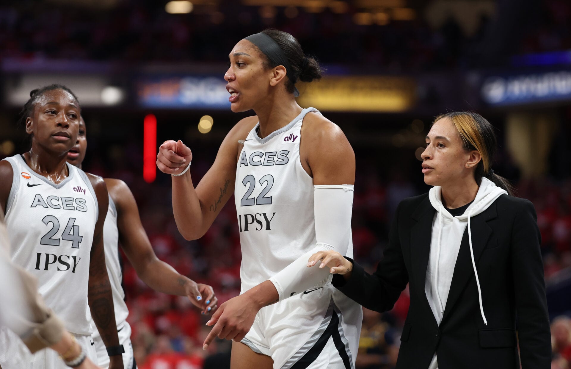 WNBA clarifies why A’ja Wilson got a technical foul after Fever altercation