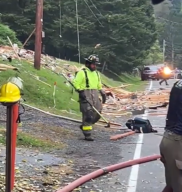 Body found after power explosion levels house in Perry County