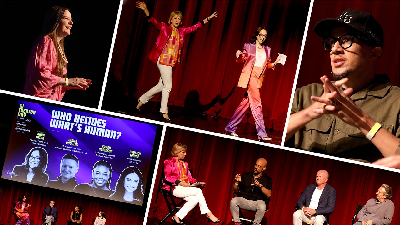 On the scene at TheWrap x What's Trending's first-ever AI creator day