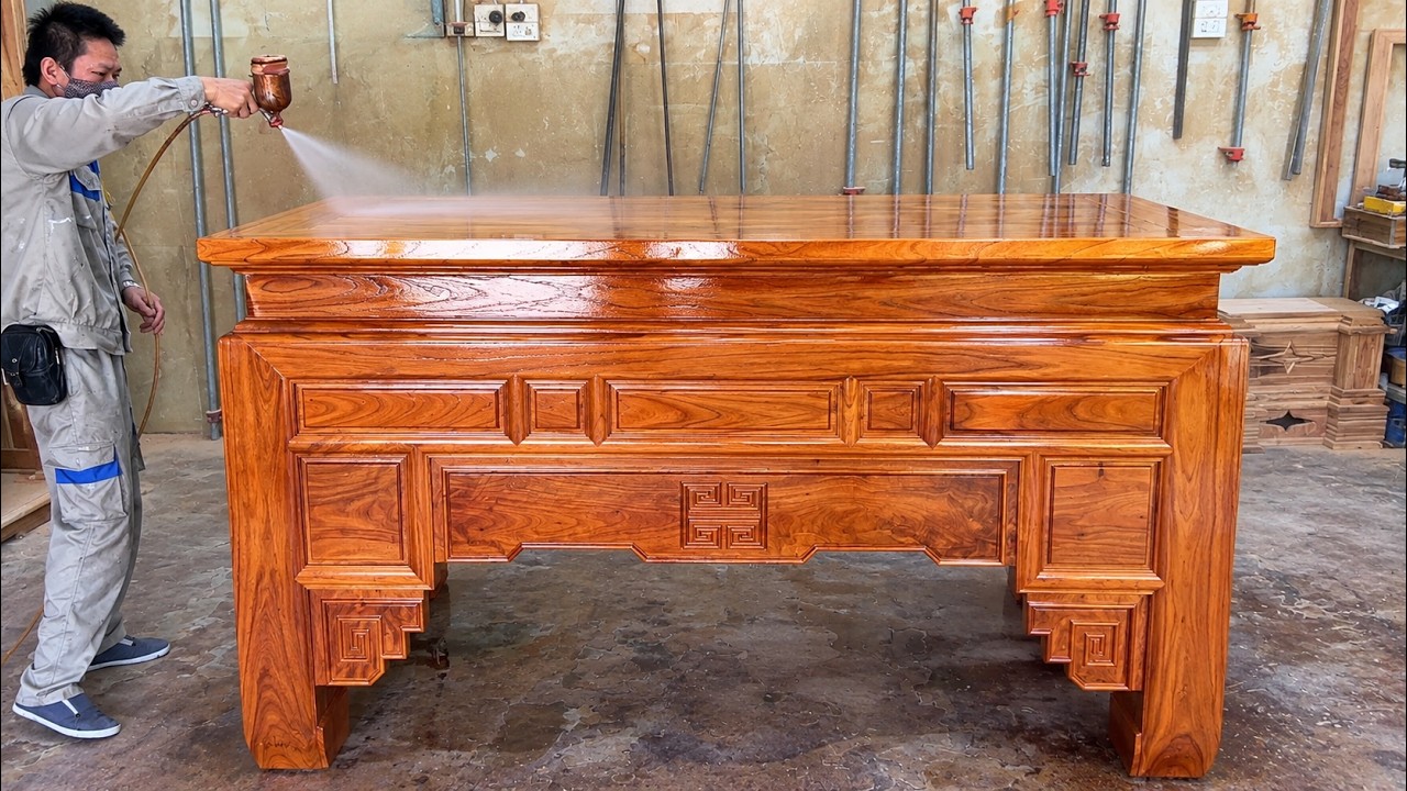 Unique craftsmanship of traditional Asian wooden altar tables - The ...