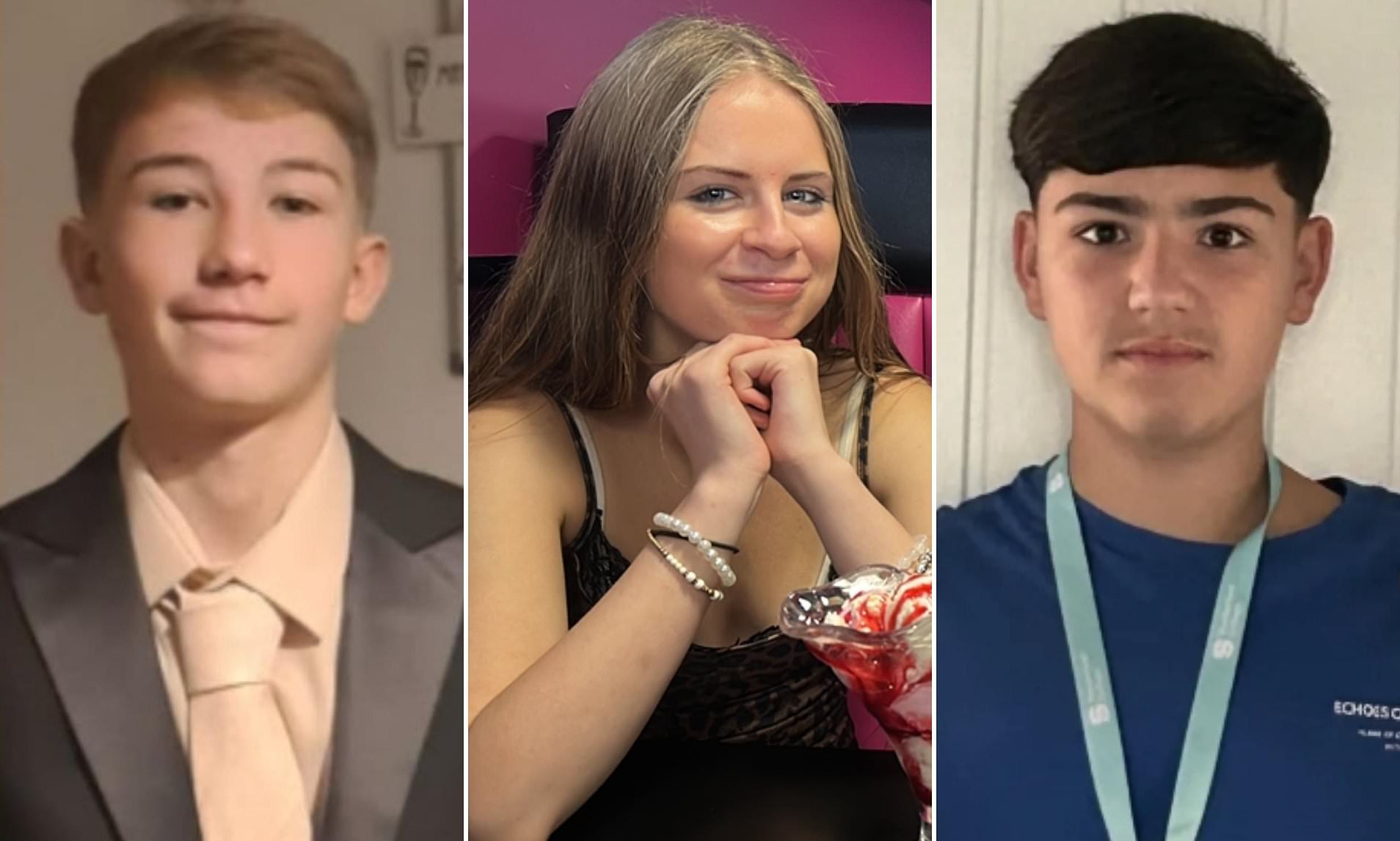 Pictured: Two boys and girl killed after car plunged into River Wear