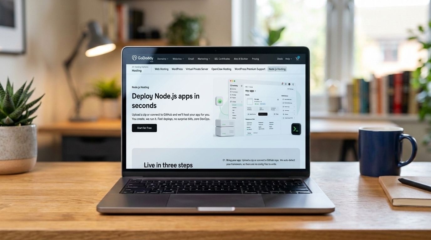 Launching an app shouldn't mean learning how to host: GoDaddy has ...