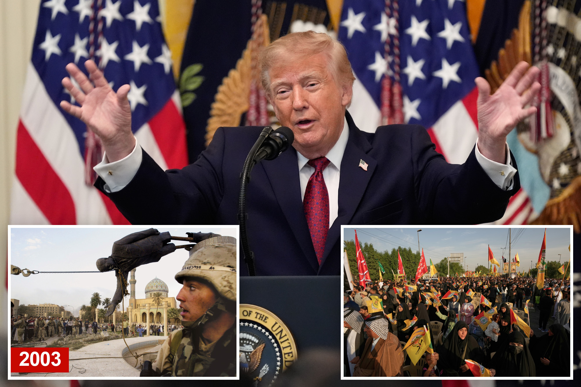 Trump celebrates departure of last US forces from Iraq 23 years after ...