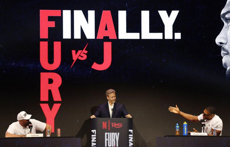 Boxing - smiles and respect as Fury and Joshua have first face off ...