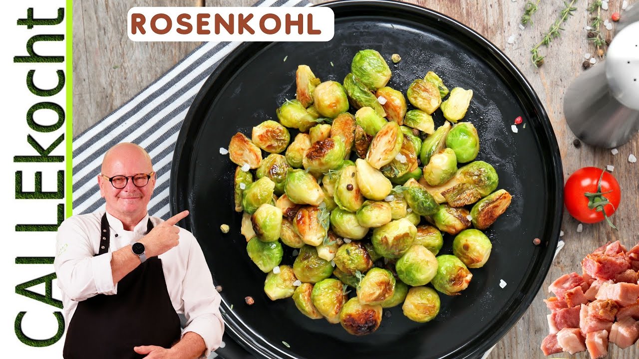 Rosenkohl mit Speck und Zwiebeln. So wirst auch du ihn lieben!