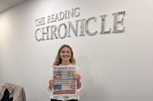 Student spends two weeks learning the ropes at The Reading Chronicle