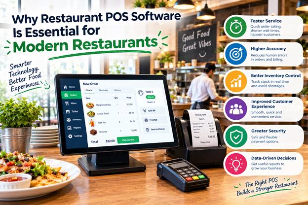 Why restaurant POS software is essential for modern restaurants