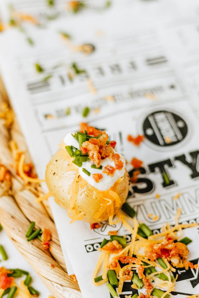 Loaded potato bites