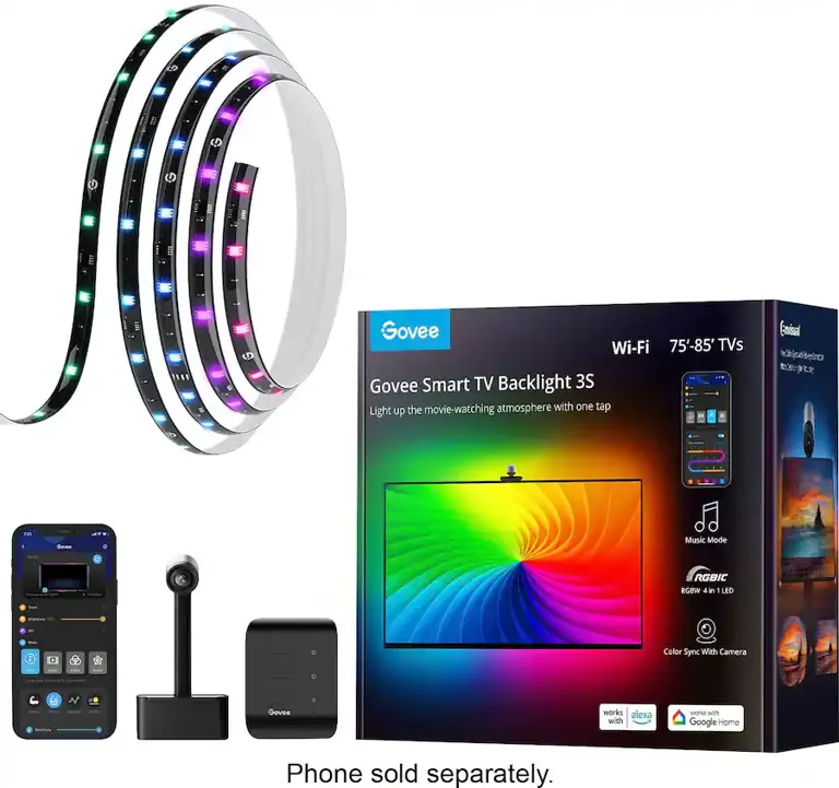 Save over $25 on this Govee lighting kit for 75 to 85-inch TVs!
