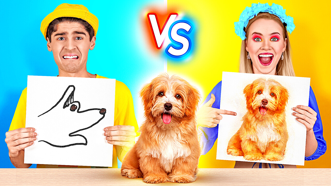 First to finish art challenge: Genius DIY painting hacks and color ...
