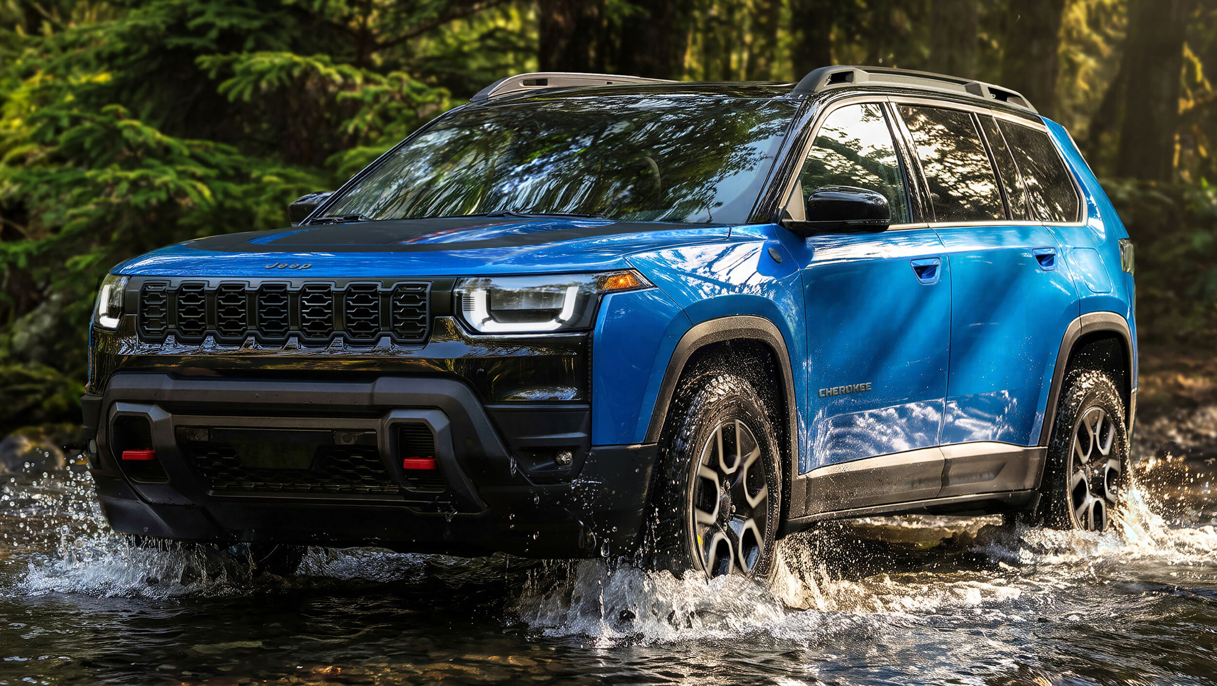 2027 Jeep Cherokee Trailhawk debuts with a lift and real off-road ...