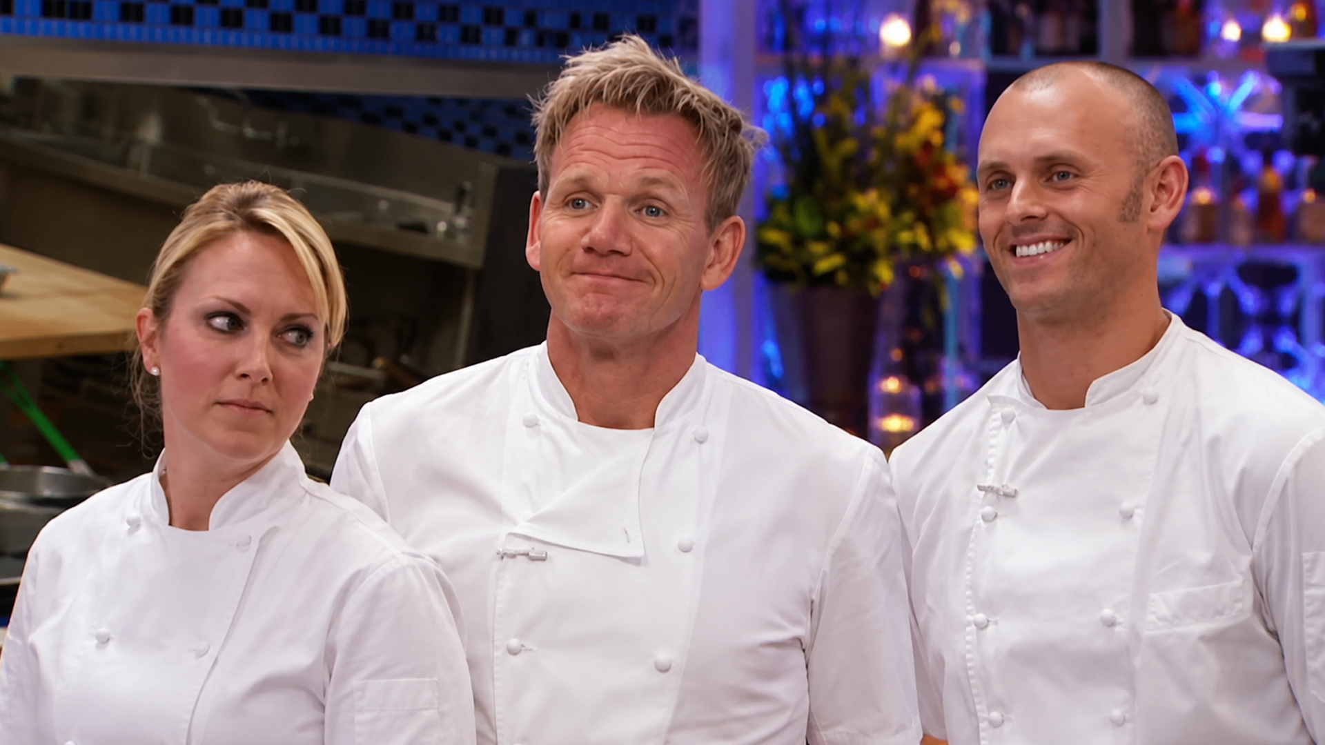 Chef Ramsay and his chef team take on the black jackets