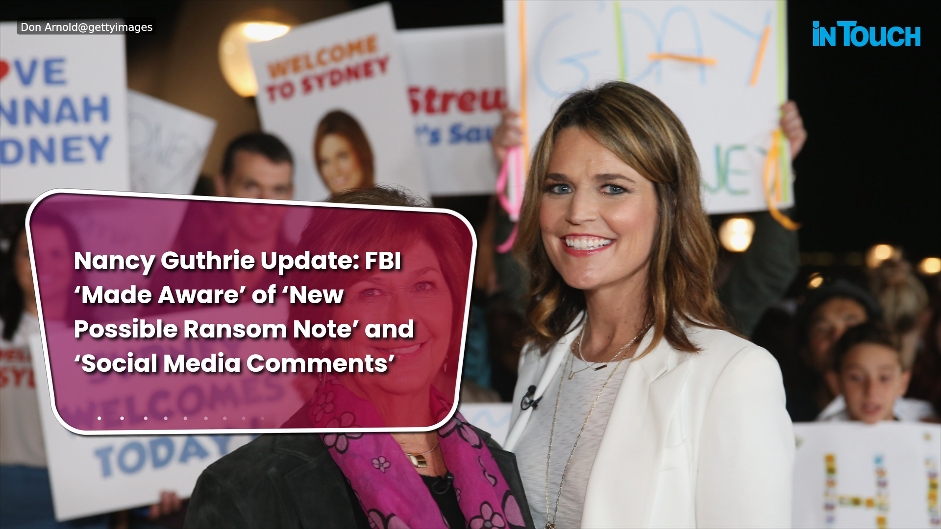 Nancy Guthrie update: FBI made aware of new possible ransom note and ...