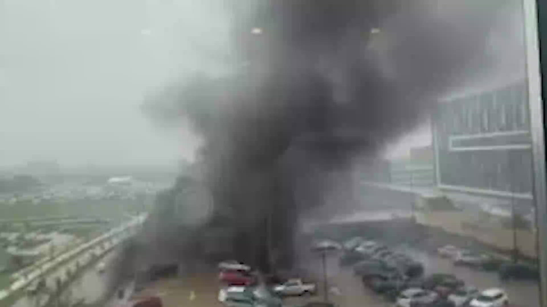 Video shows intense smoke, fire at Froedtert Hospital parking structure