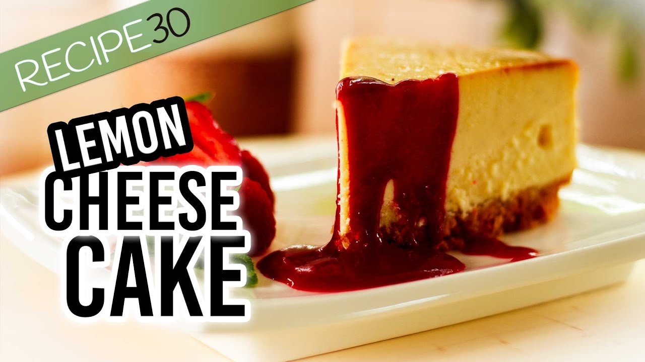 I baked the creamiest lemon cheesecake