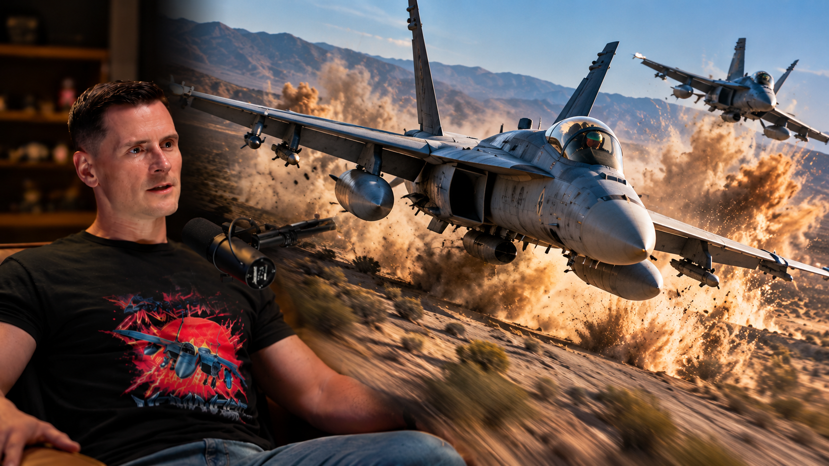 His wingman forgot to arm his jet during a combat strafe… then he ...