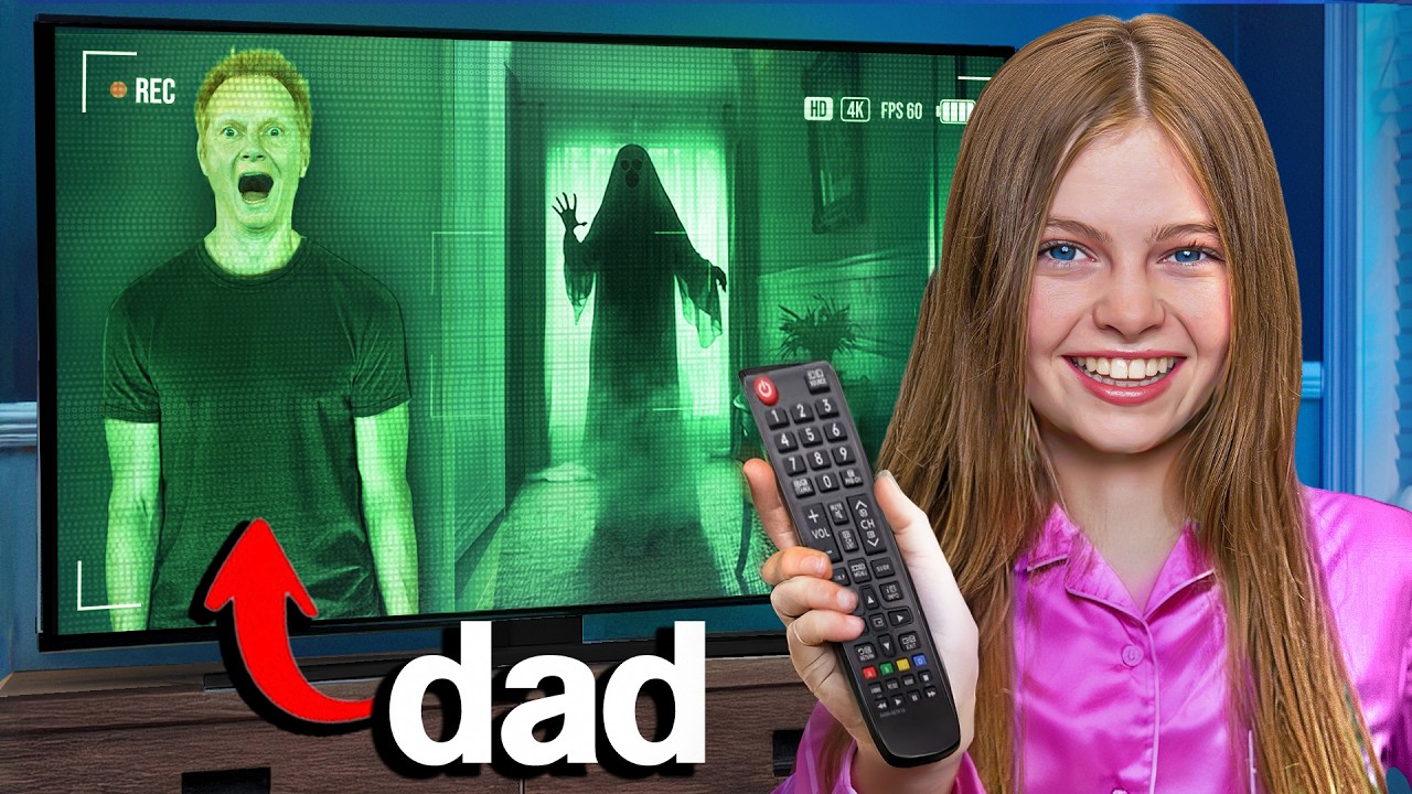 Hiding in secret room to prank my dad security cameras
