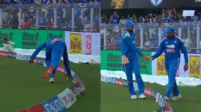 Watch: Rohit Sharma turns back the clock with stunning boundary save in ...