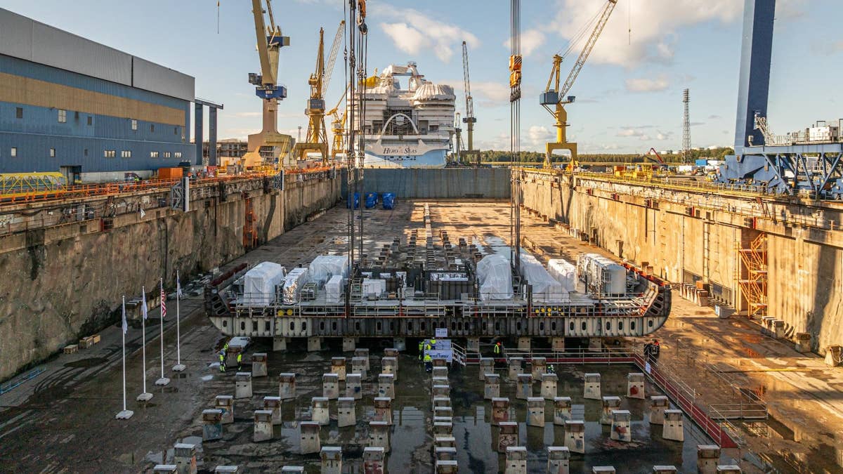 Royal Caribbean just started building a huge new Icon-class cruise ship