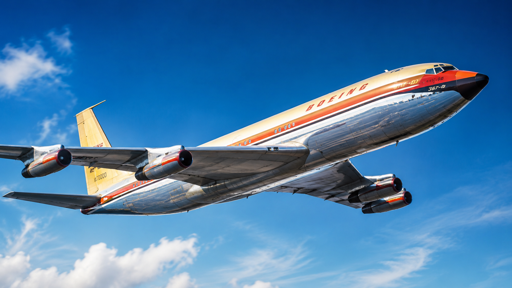 Boeing's 707 barrel roll announced the jet age