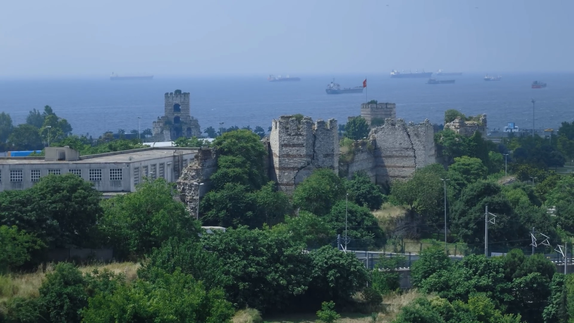 Tracing the history of Byzantine walls and subterranean cisterns