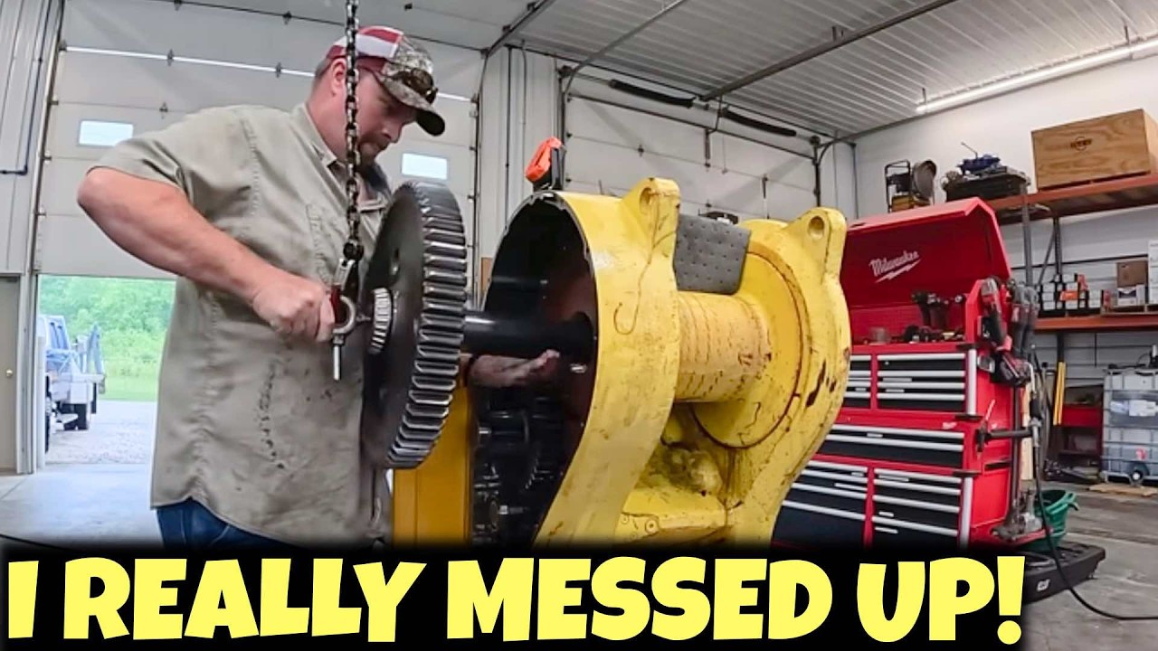 I thought I could save this winch! 🛠️
