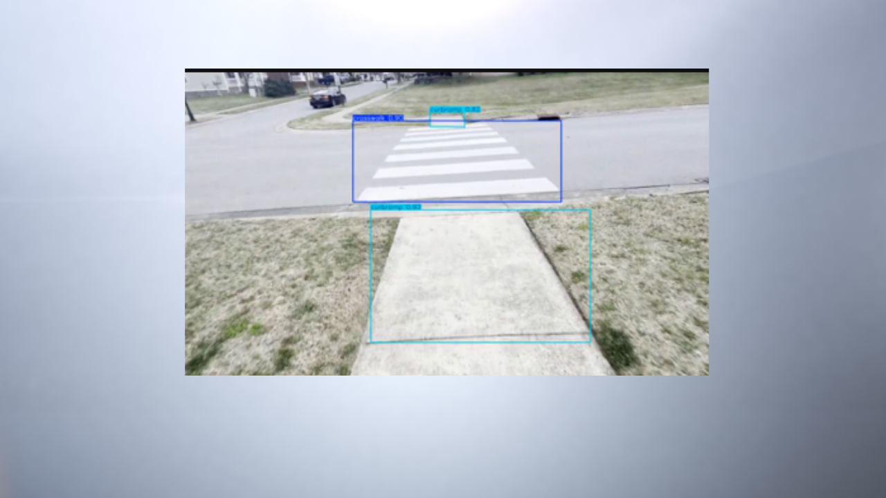 University of Evansville students use AI and robots to map sidewalk access