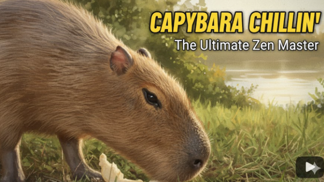 Why capybara snack videos are so relaxing to watch