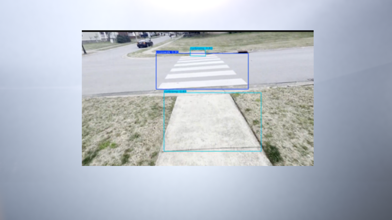 University of Evansville students use AI and robots to map sidewalk access