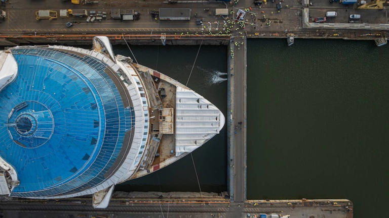Royal Caribbean just started building a huge new Icon-class cruise ship