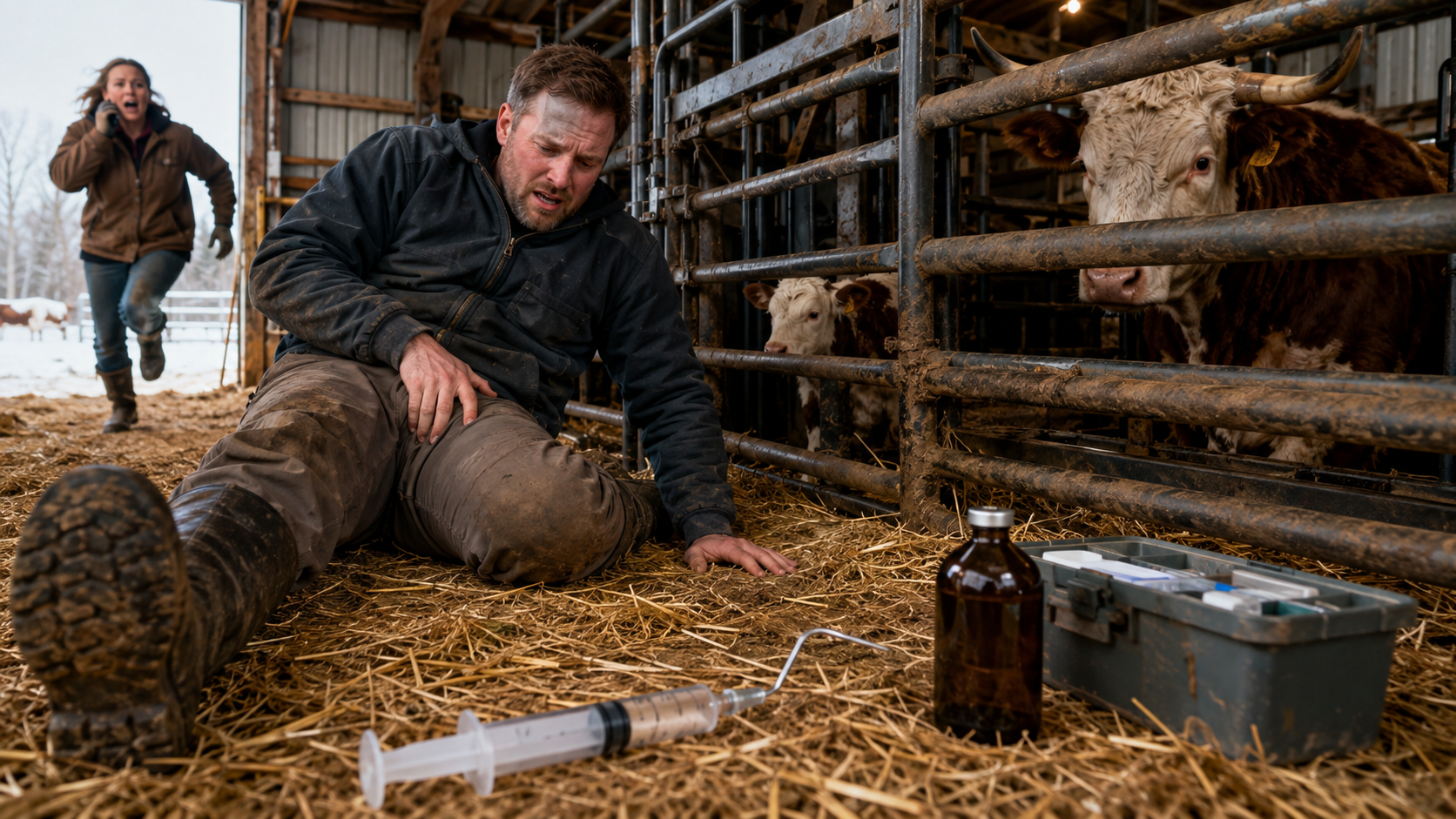 A farmer injected an 850-pound cow’s dose then his heart lost control