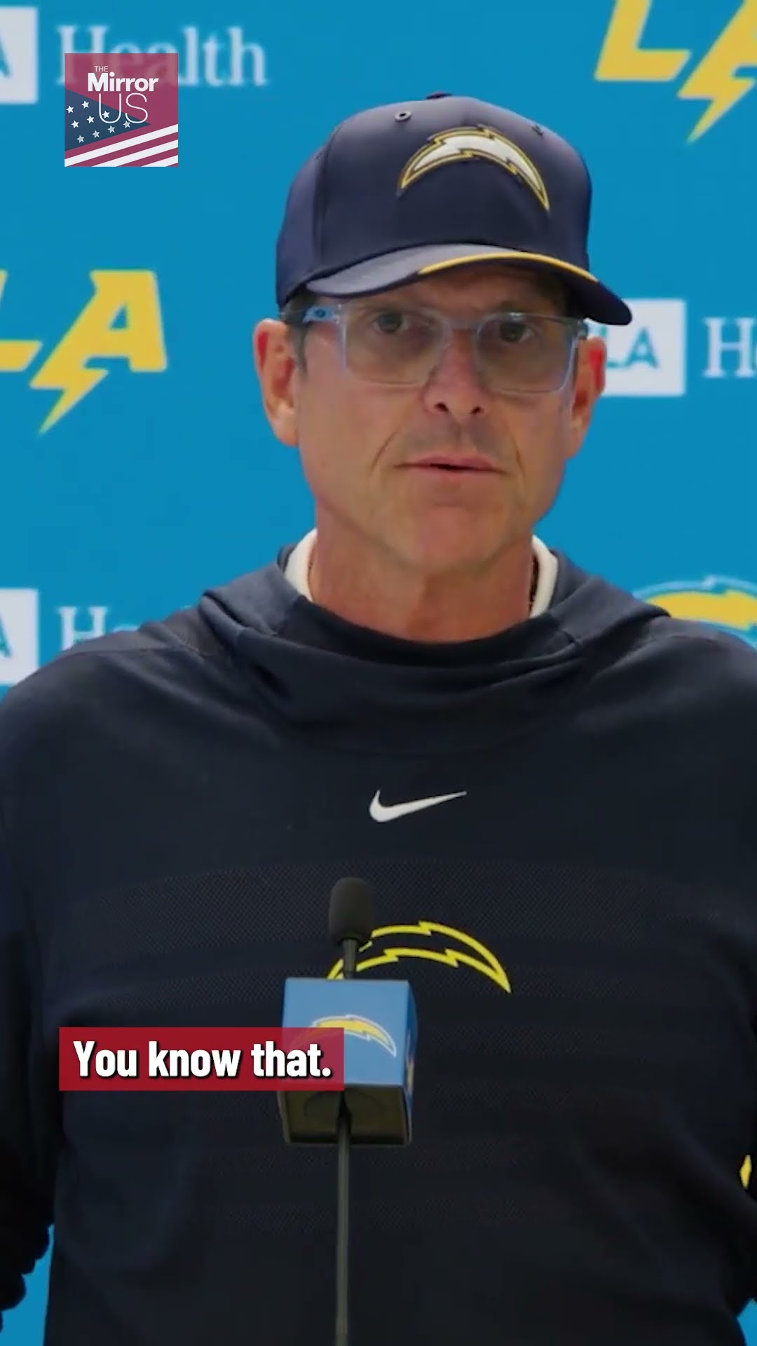 Jim Harbaugh's extended thoughts on Justin Herbert's performance