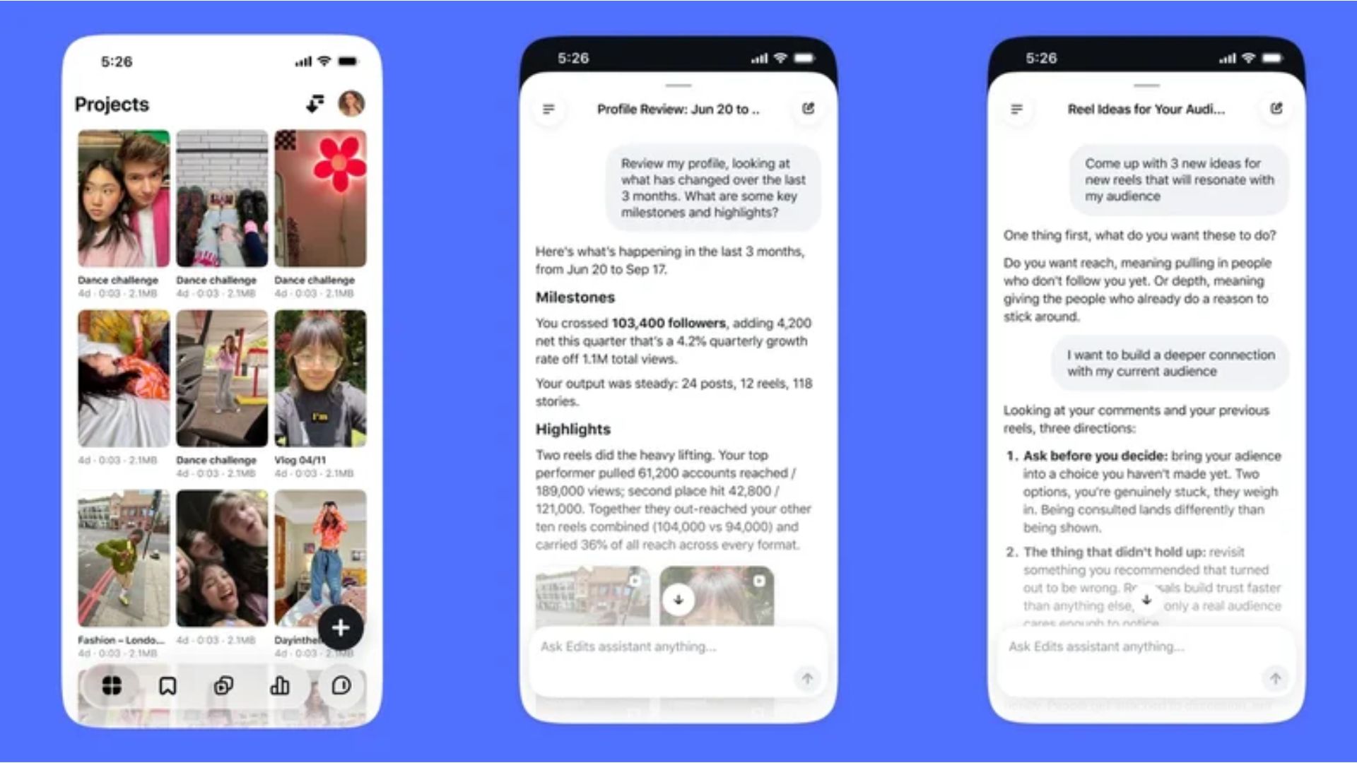 Meta debuts an AI assistant to help creators create better Instagram posts