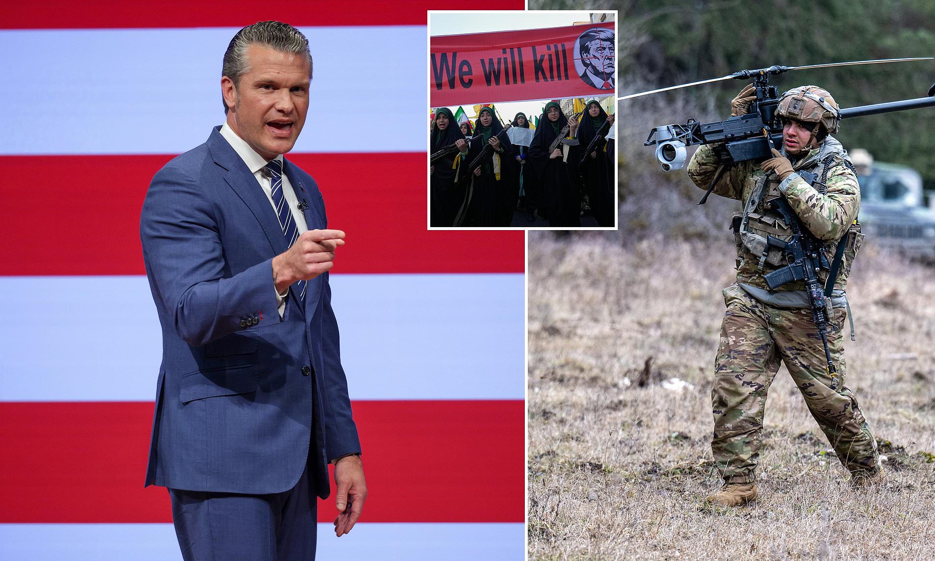 Pete Hegseth goes on unhinged rant to US service members as he unveils ...