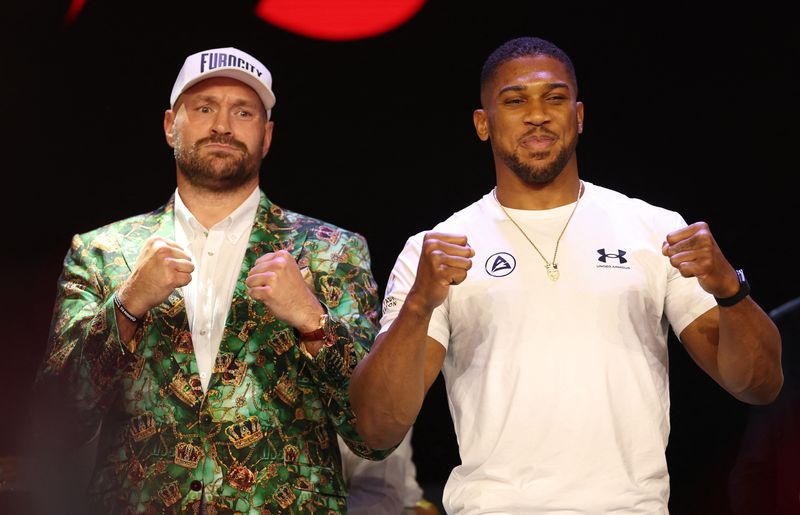 Boxing - smiles and respect as Fury and Joshua have first face off ...
