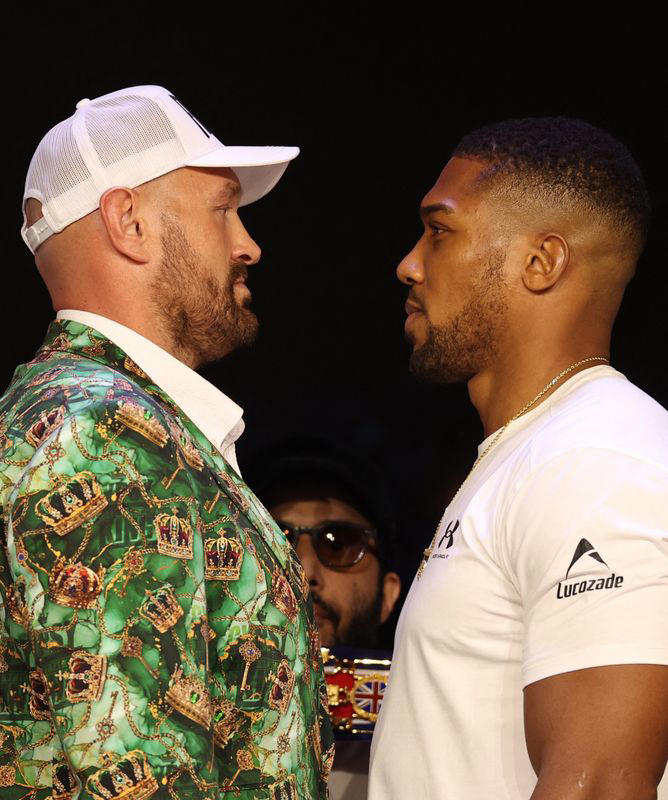 Boxing - smiles and respect as Fury and Joshua have first face off ...