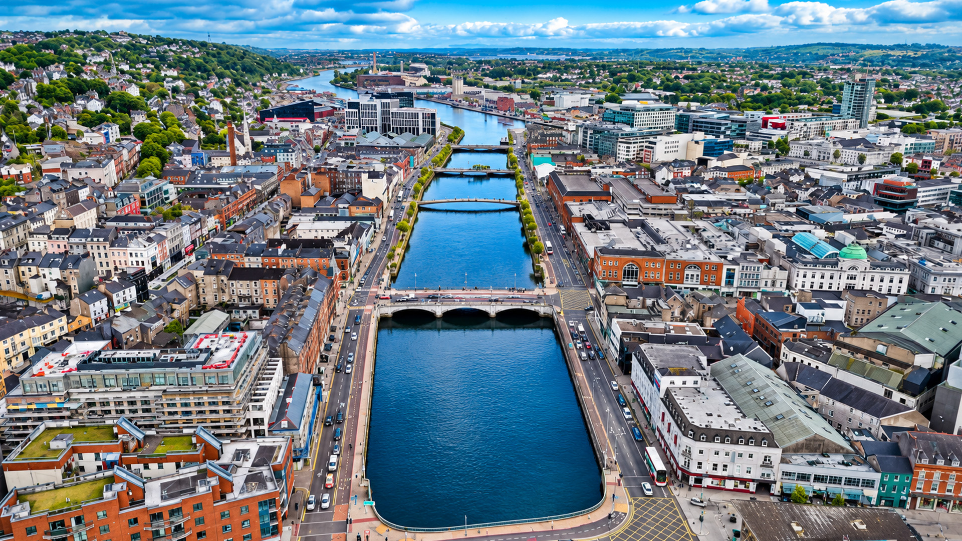 A river city held together by historic bridges