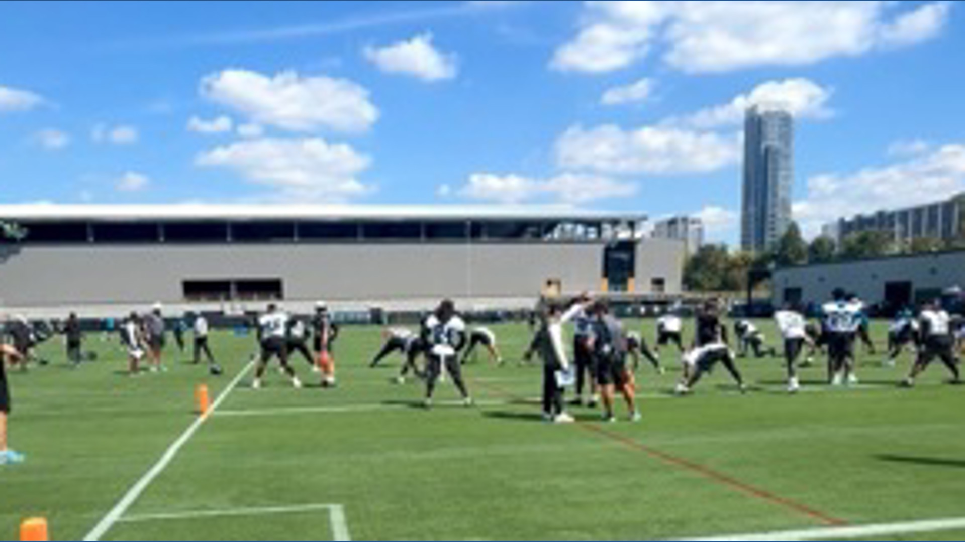 Panthers run through Wednesday’s practice ahead of their SNF game ...