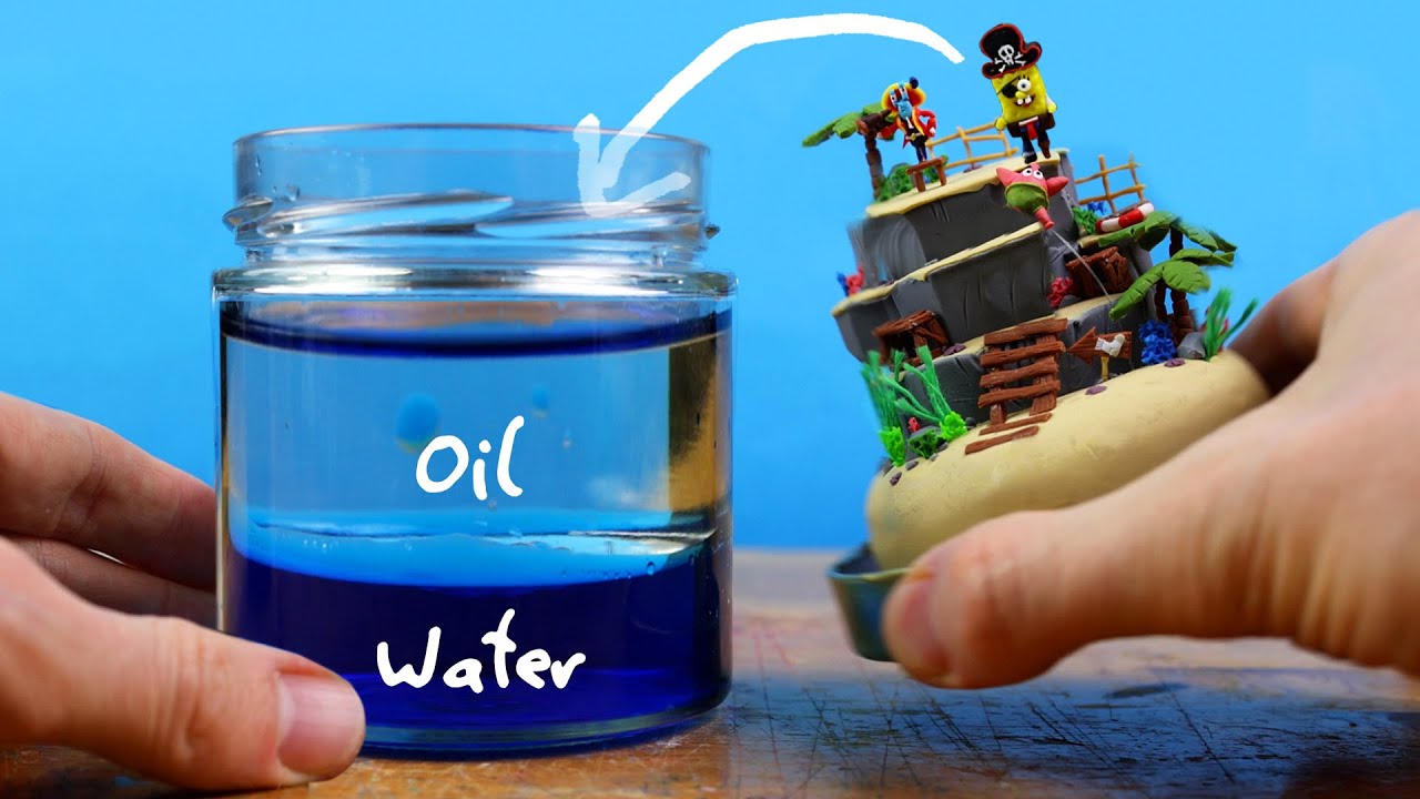 I created a mini Goo Lagoon aquarium!🐚