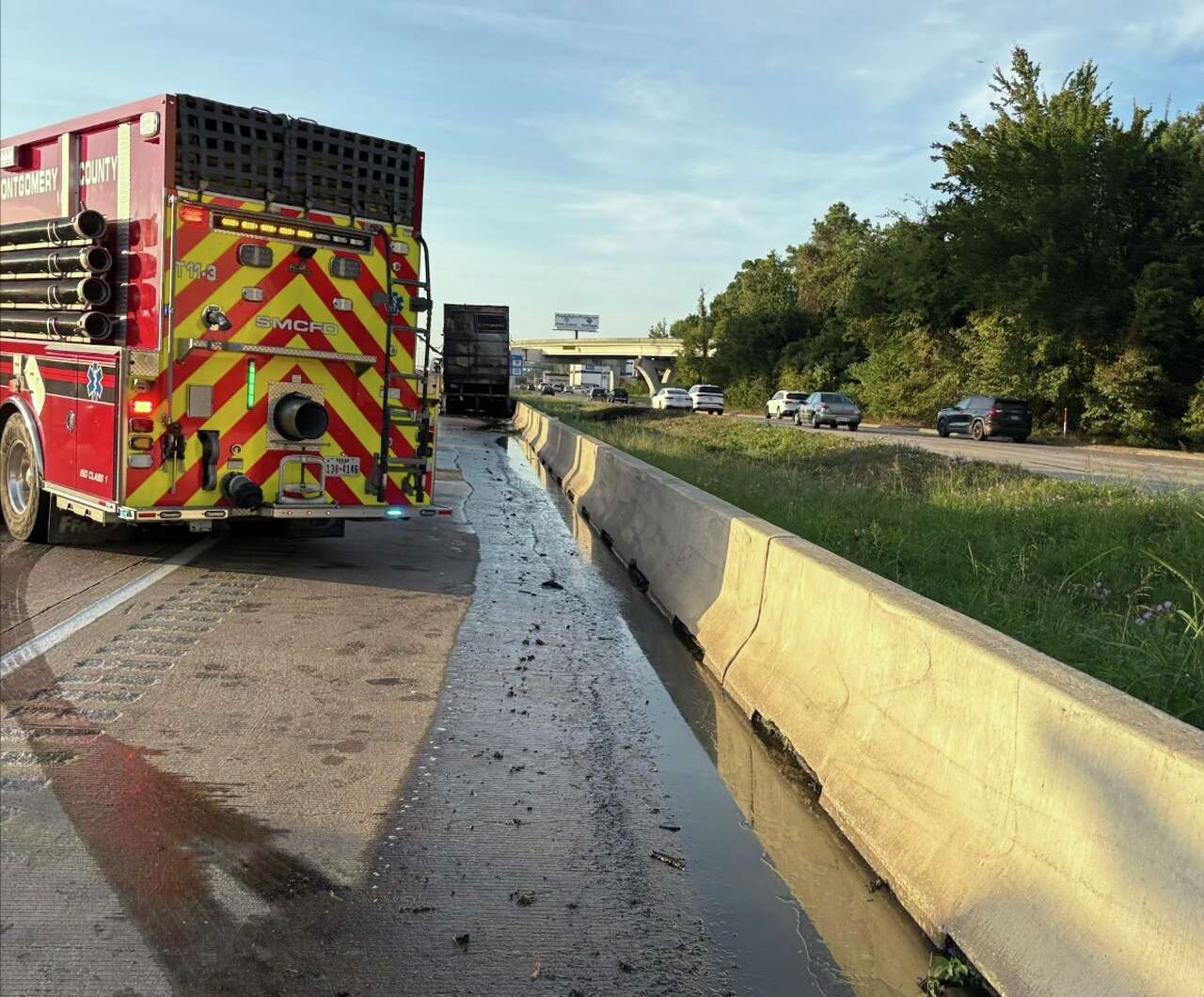 Interstate 45 reopens near The Woodlands following truck fire, cooking ...