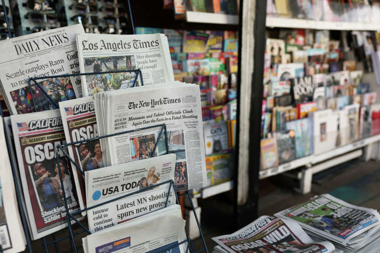 Newsom signs bill to subsidize local news, citing Trump's attacks on ...
