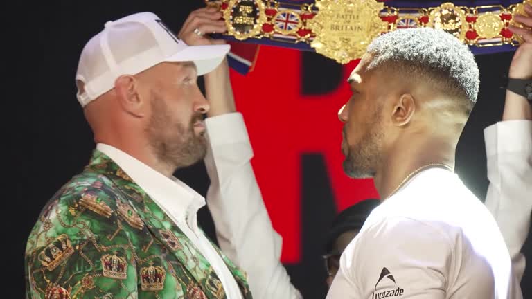 Respect dominates Fury & AJ face-off ahead of Cardiff bout