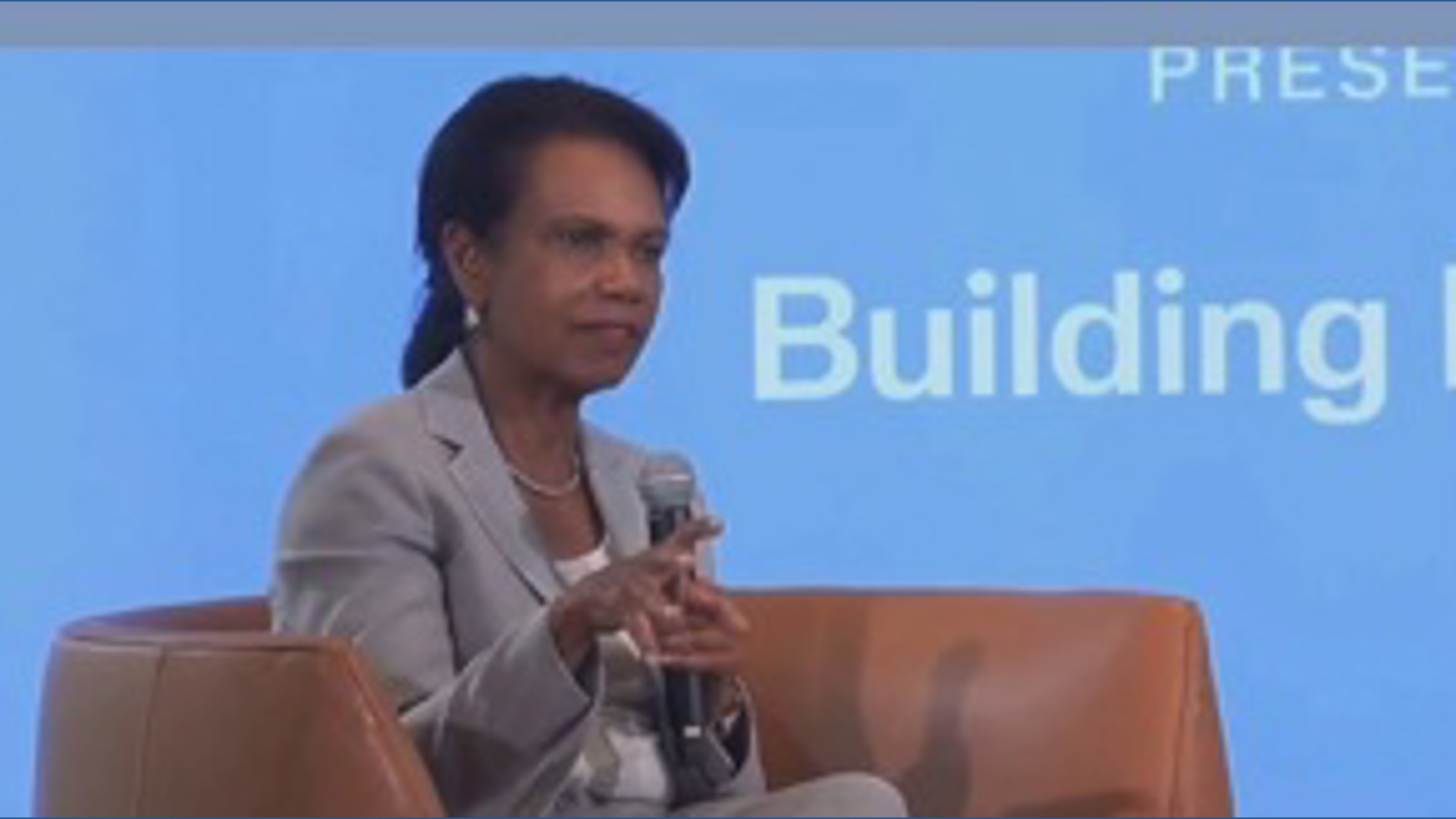 Condoleezza Rice speaks at Crystal Bridges