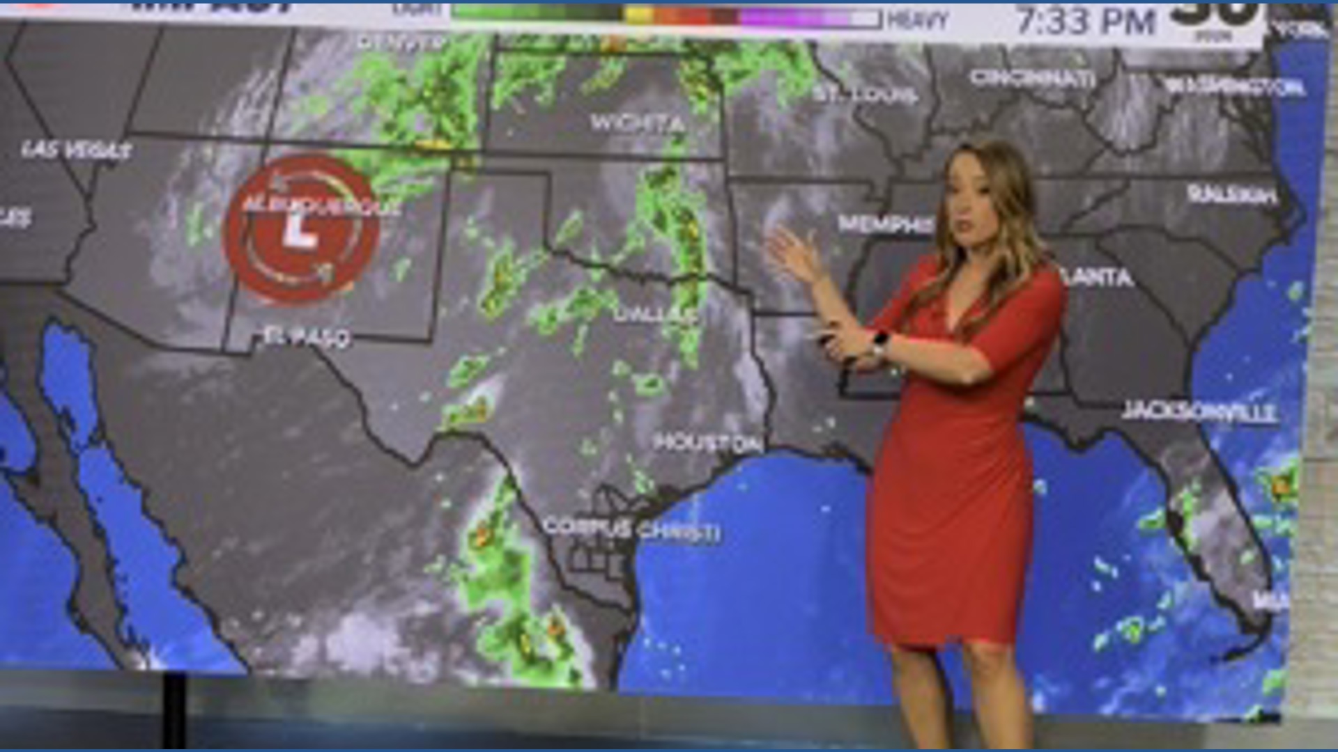 Flooding risk in South Texas