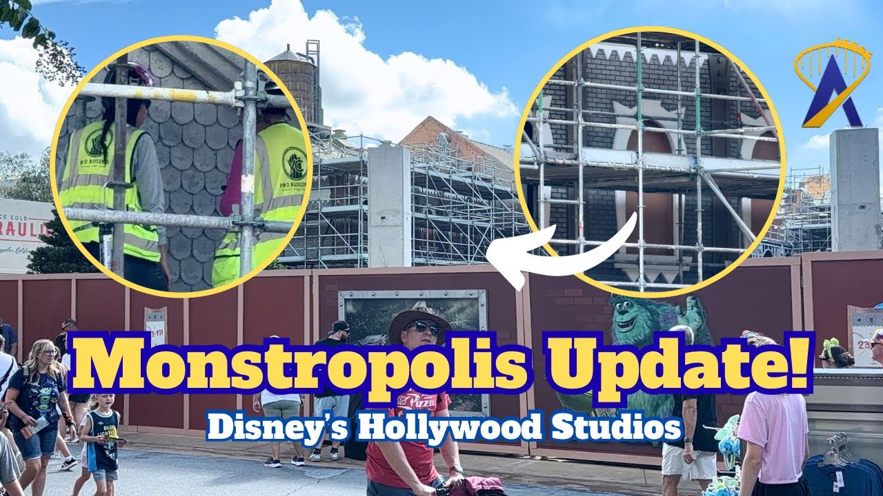 Monstropolis update: Monster details appear in new land at Hollywood ...