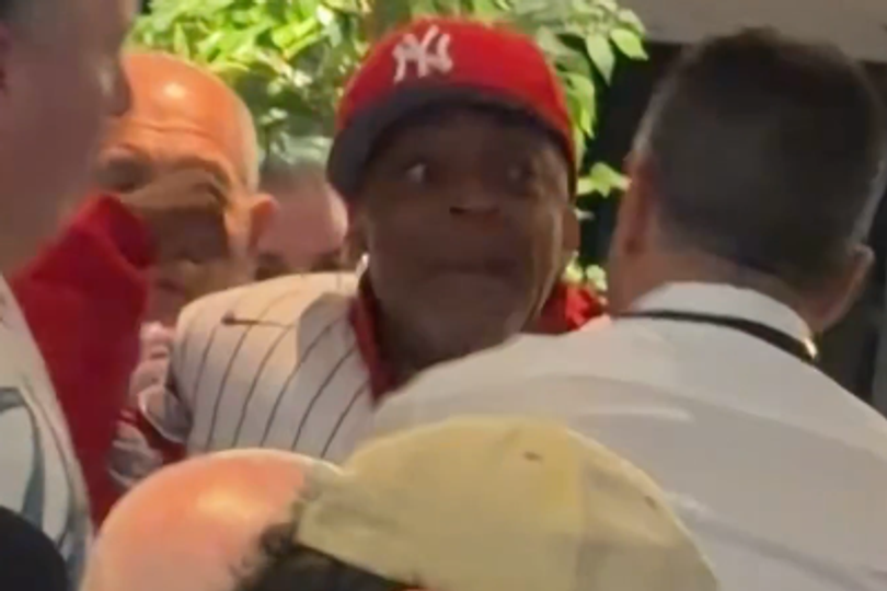 Spike Lee had an ugly altercation with a fan before Game 2 between the New York Yankees and Boston Red Sox