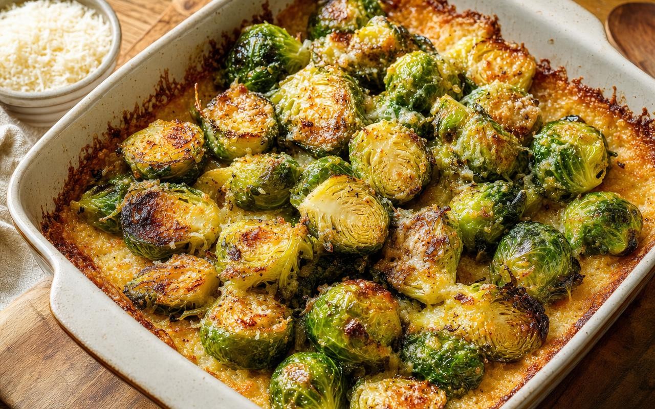 Choux de Bruxelles : le geste pour une croûte de parmesan croustillante ...