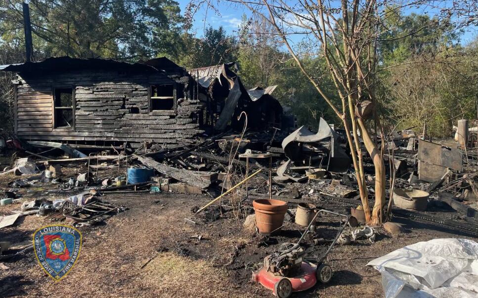 Deville man dies in fire on Riley Deville Road