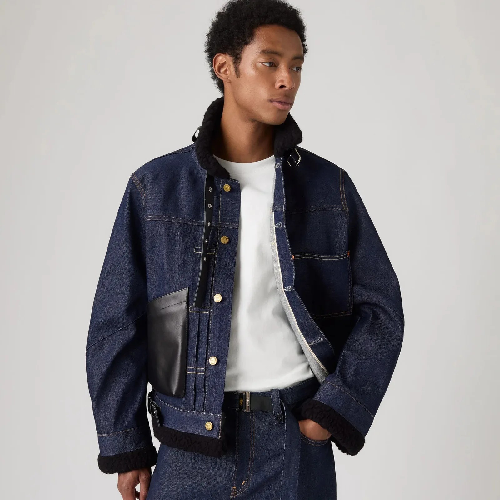 Levi’s bold new sherpa jacket brings boutique Japanese style to a cozy ...