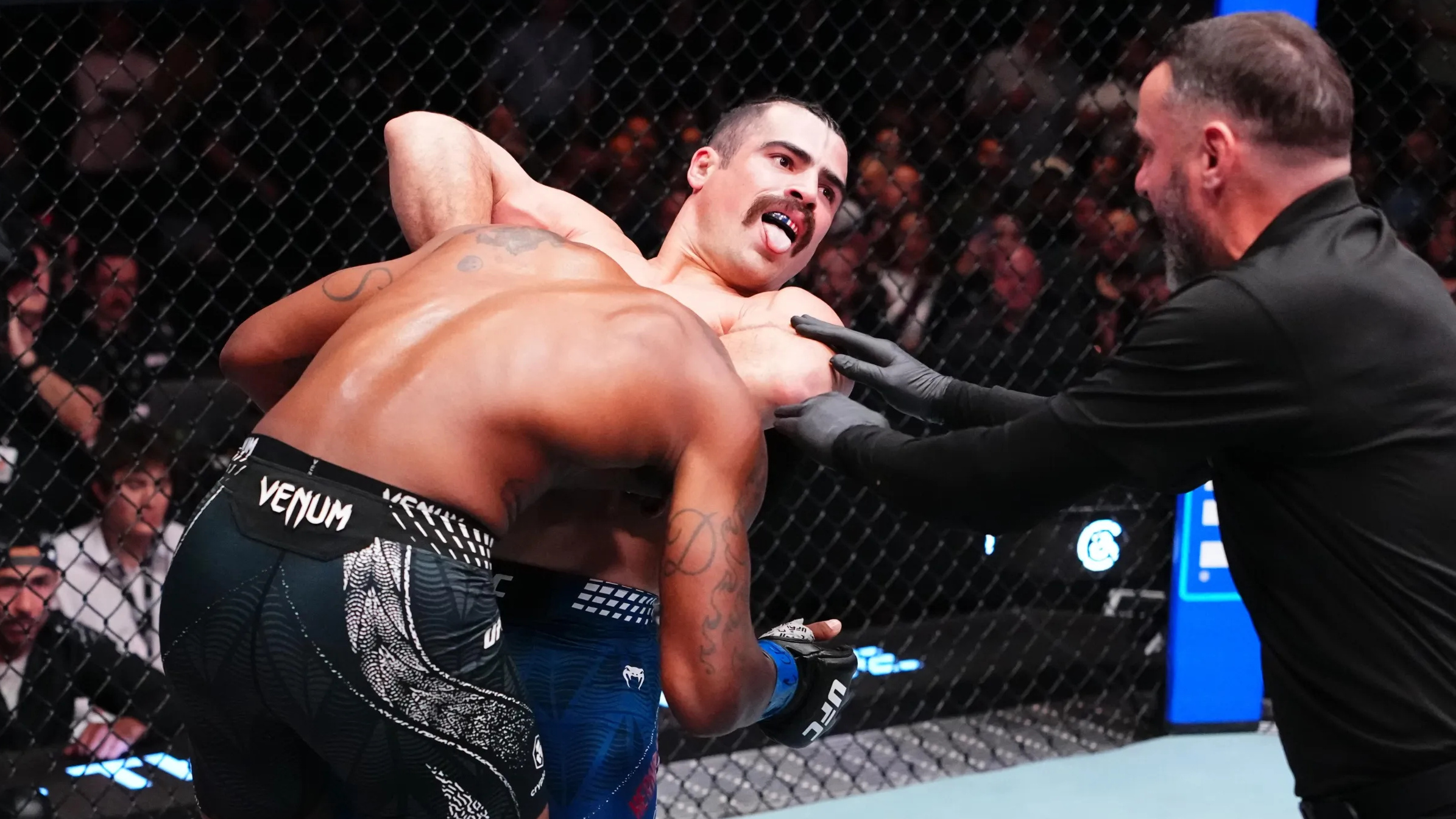 Miami cop makes UFC debut by submitting a convicted felon in under a minute